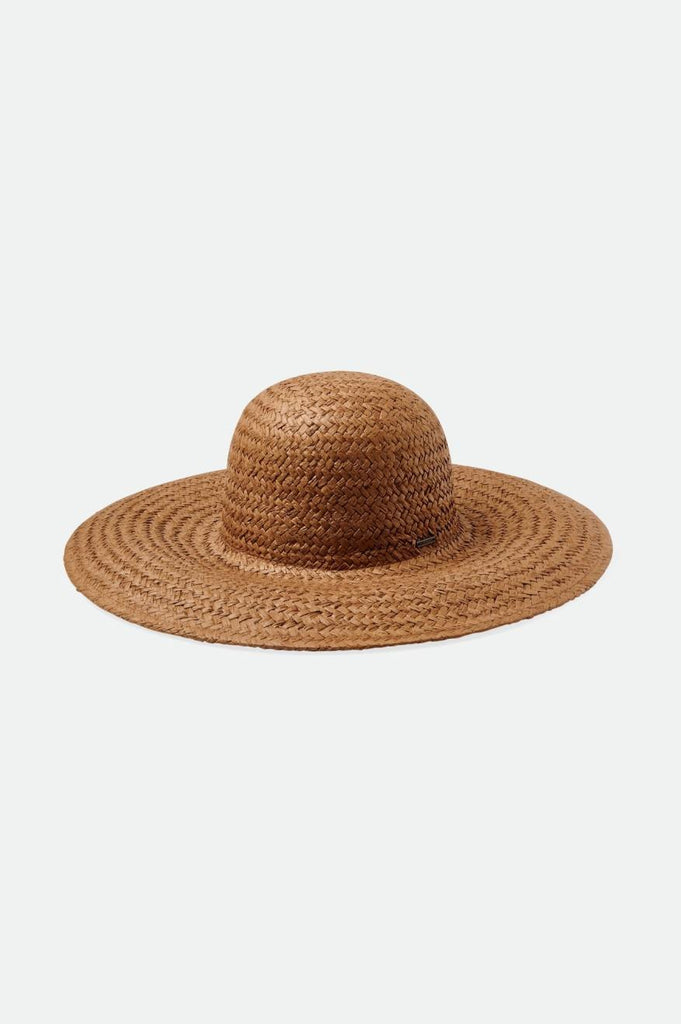 Brixton Janae Straw Sun Hat - Brown