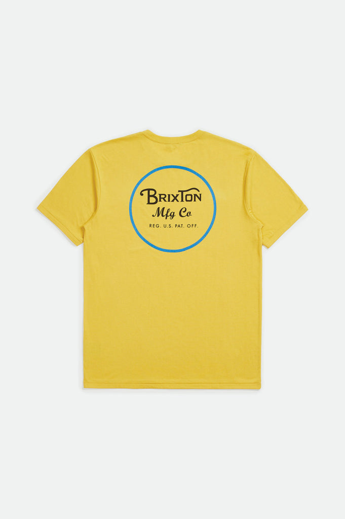 Brixton Wheeler II S/S Premium Tee - Sunset Yellow