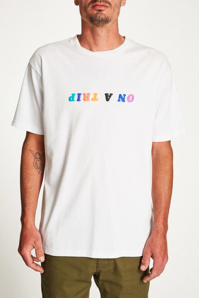 Brixton Trippin S/S Standard Tee - White