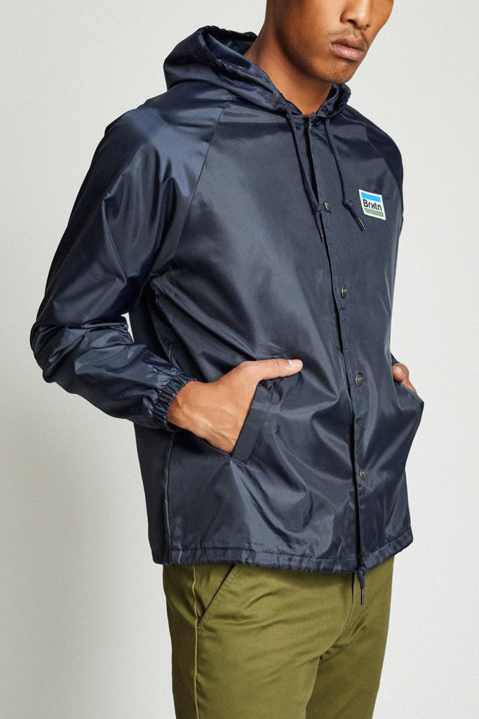 Brixton Nobel Hood Jacket - Navy