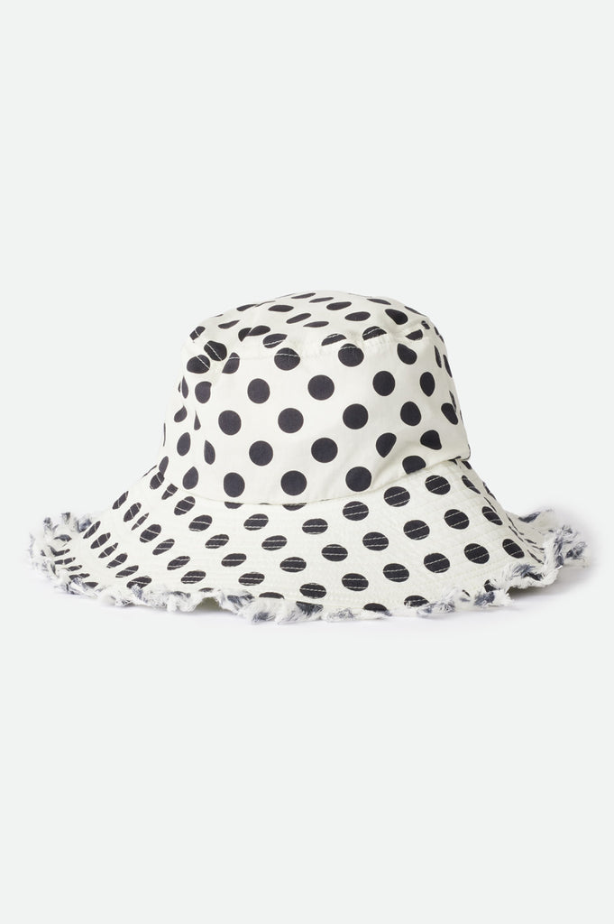 Brixton Lisbon Packable Bucket Hat - White/Black