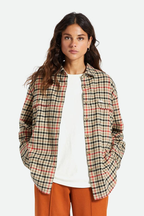 Bowery Boyfriend L/S Flannel - Vanilla