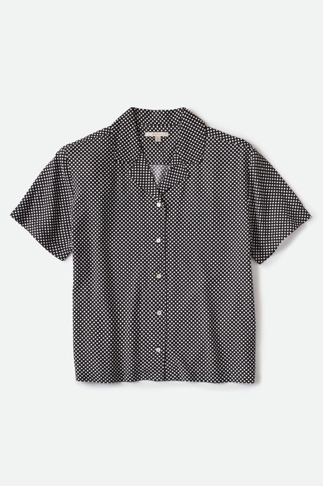 Night Fever S/S Woven - Black/White