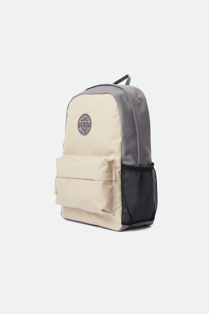 Unisex Crest Backpack - Vanilla/Charcoal/Black - Additional Laydown 2