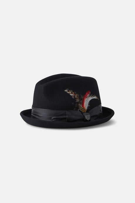 Brixton x Fender Mustang Fedora - Mystic Black