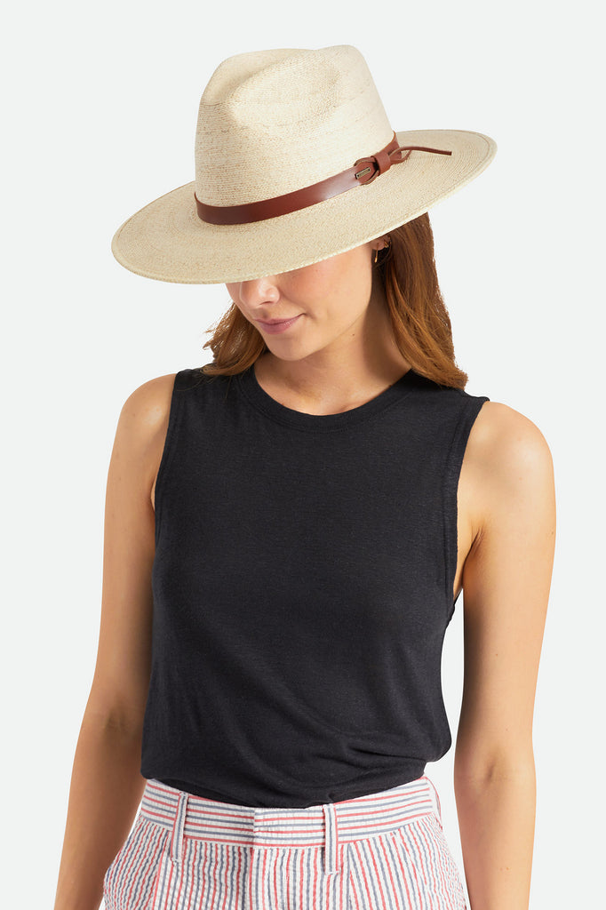 Brixton Field Proper Straw Hat - Natural