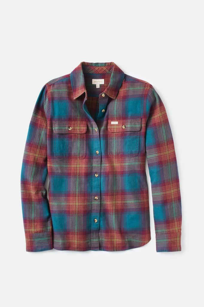 Brixton Bowery Women's Standard L/S Flannel - Atlantic Deep