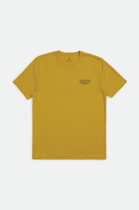 Bite S/S Tailored Tee - Lemon Curry