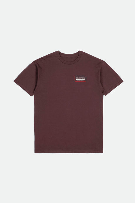 Palmer Proper S/S Standard Tee - Mahogany