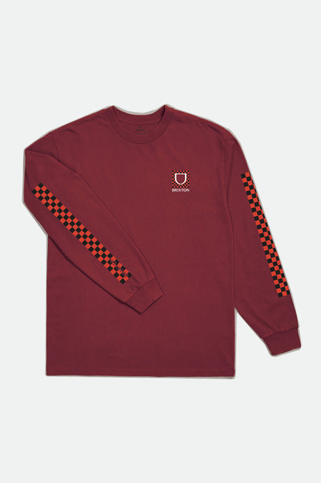 Beta Checkers L/S Standard Tee - Cowhide