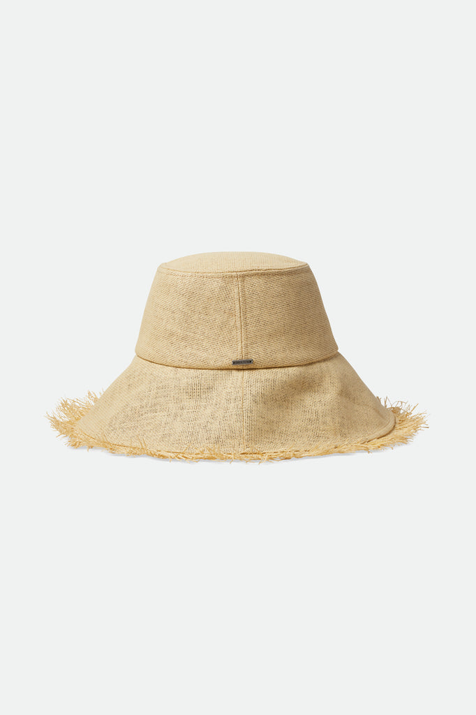 Brixton Alice Straw Bucket Hat - Tan