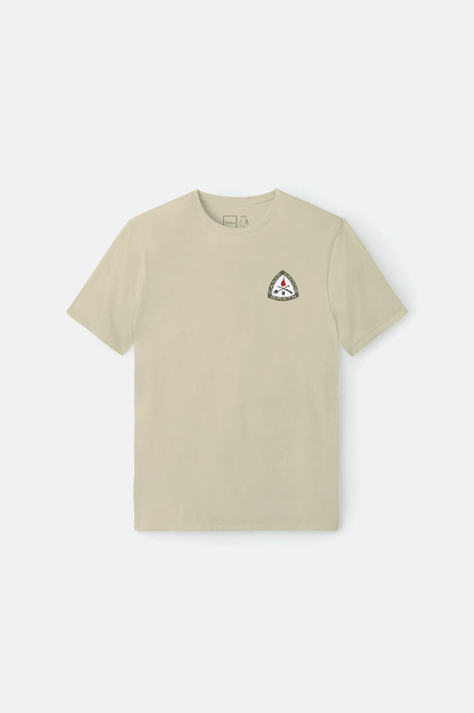 Brixton Camp Mode Recycled S/S Standard Tee - Sand