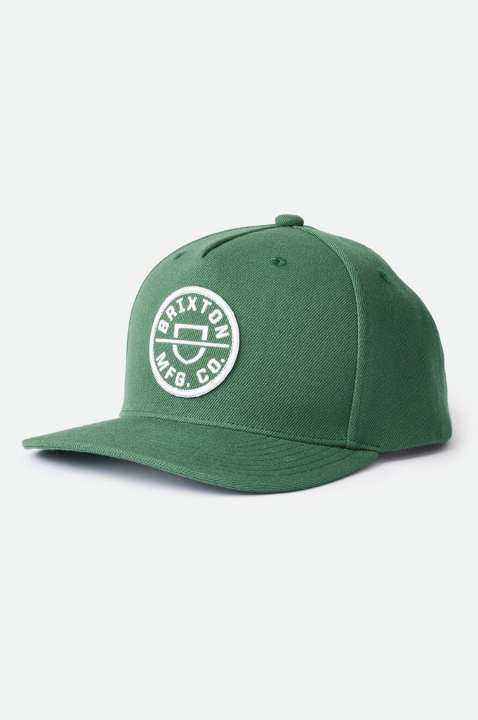 Brixton Crest MP Snapback - Silver Pine