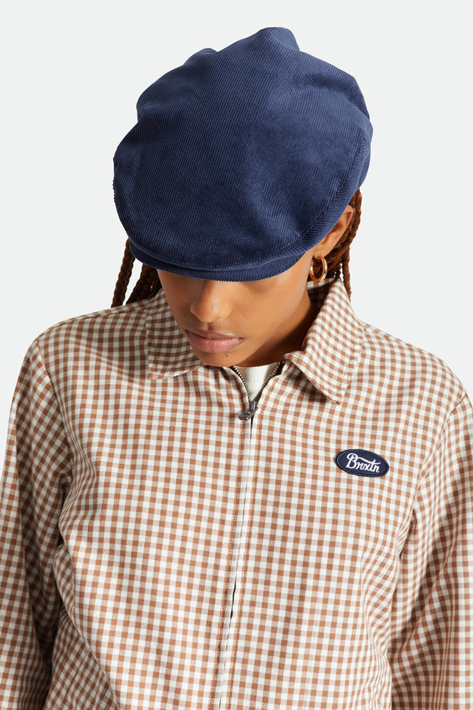 Brixton Hooligan Baggy Snap Cap - Navy Cord