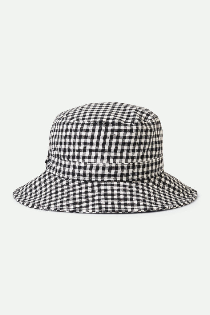 Brixton Petra Packable Bucket Hat - Black Gingham