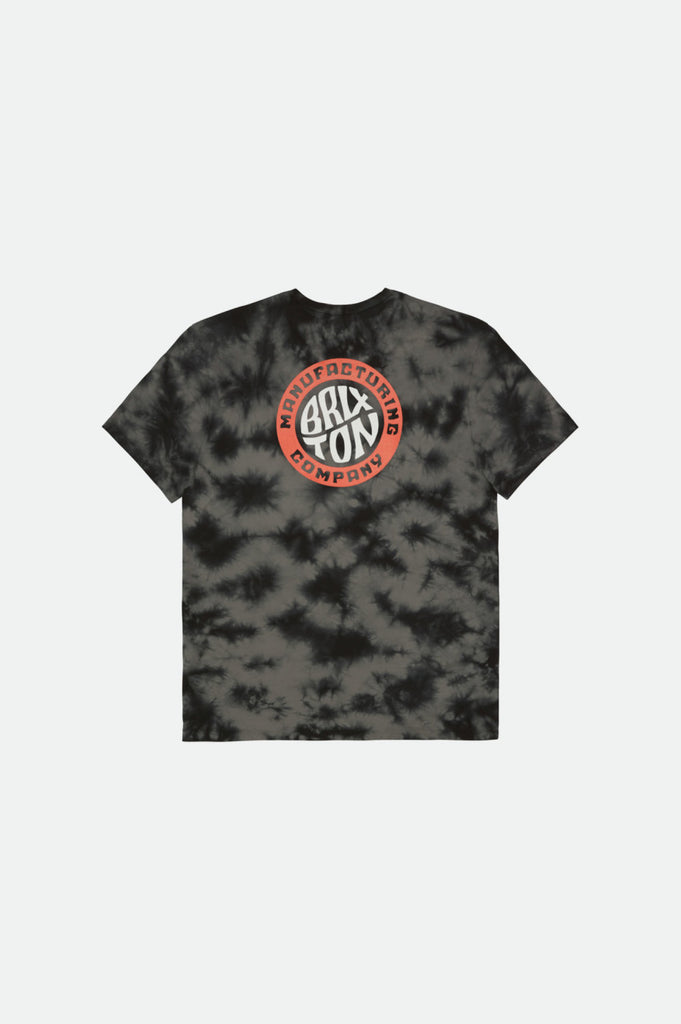 Brixton Tab S/S Tailored Tee - Black Tie Dye