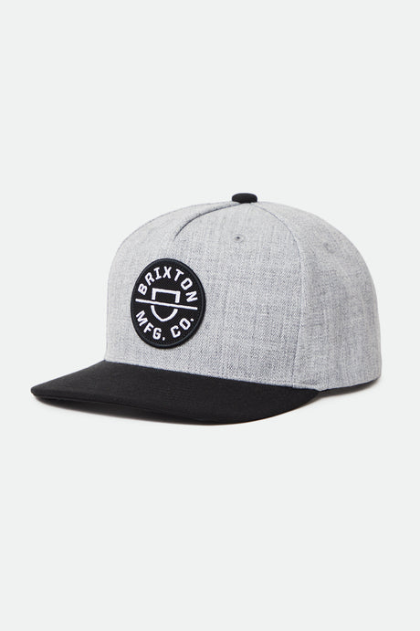 Crest C Mp Snapback - Heather Grey/Black