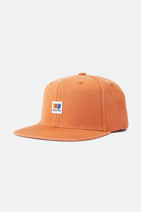 Unisex Alton MP Snapback - Washed Caramel - Front Side