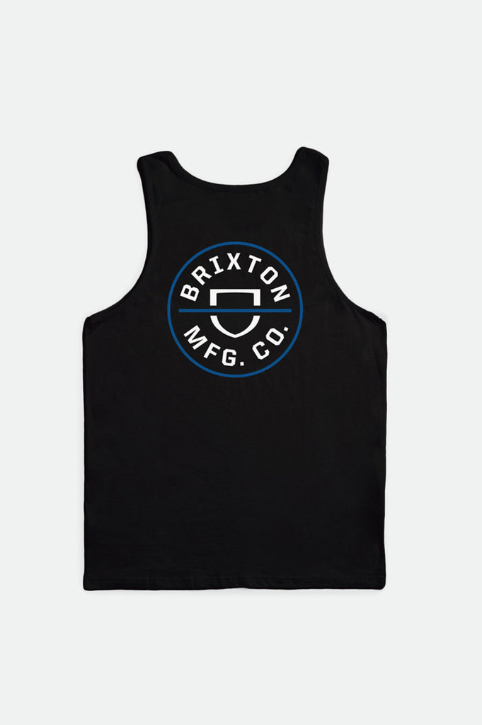 Brixton Crest Tank - Black/Royal