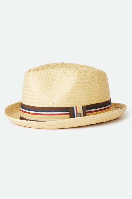 Brixton Unisex Castor Fedora - Tan | Main