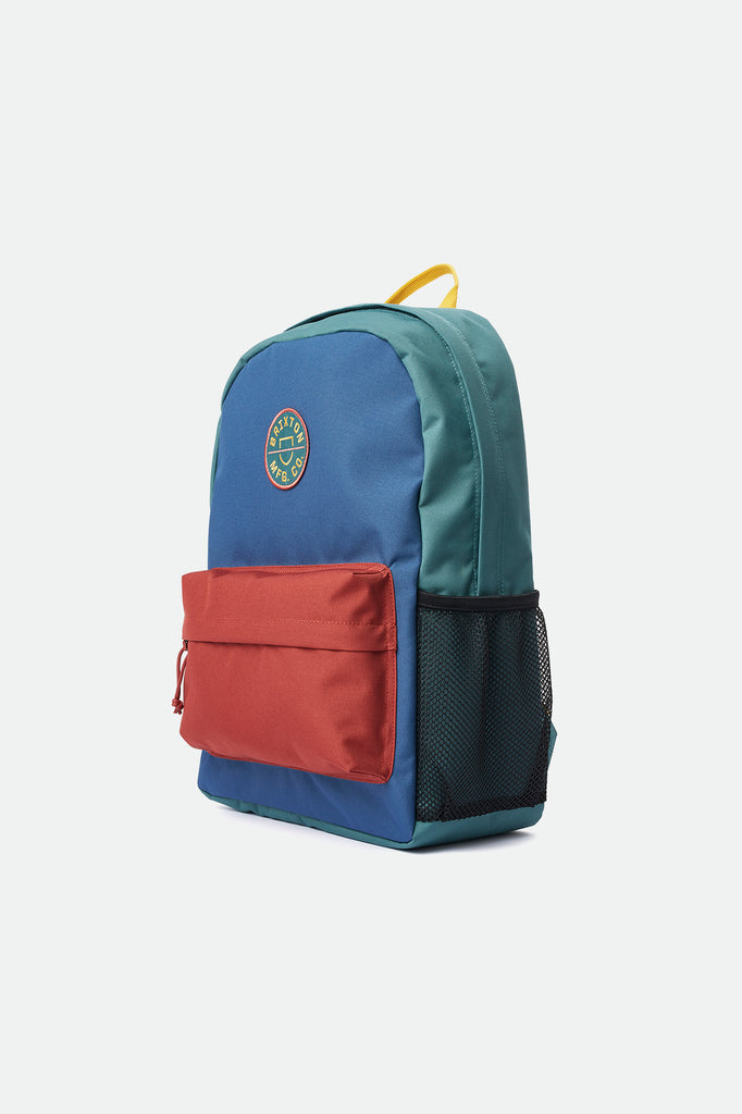 Unisex Crest Backpack - Joe Blue/Dark Brick - Additional Laydown 1