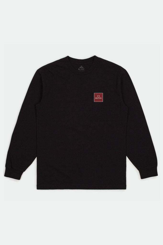 Brixton Alpha Square II L/S Standard Tee - Black