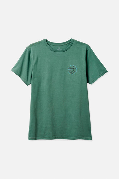 Crest II S/S Standard Tee - Dark Forest/Teal/Grey