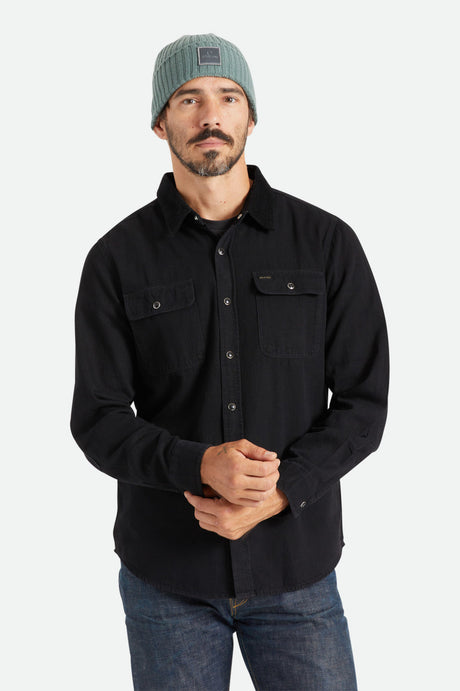 Bowery Reserve L/S Woven - Worn Black