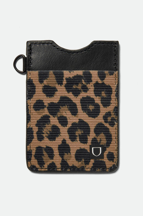 Brixton x Thread Card Holder - Leopard