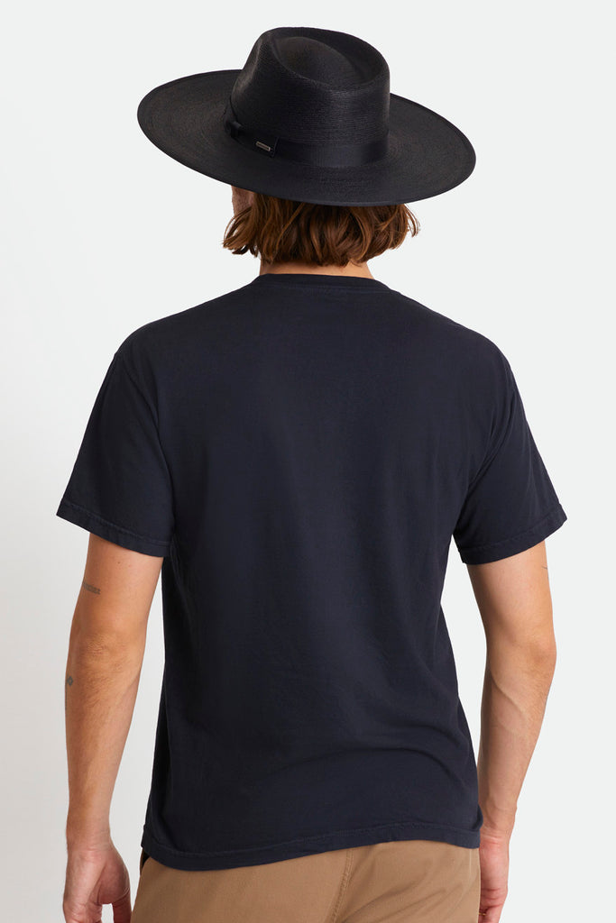 Brixton Jo Straw Rancher Hat - Black