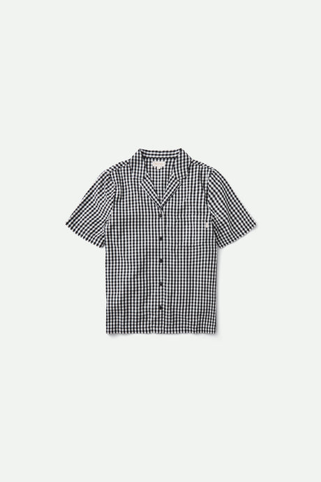 Bunker Gingham Boyfriend S/S Woven - Black