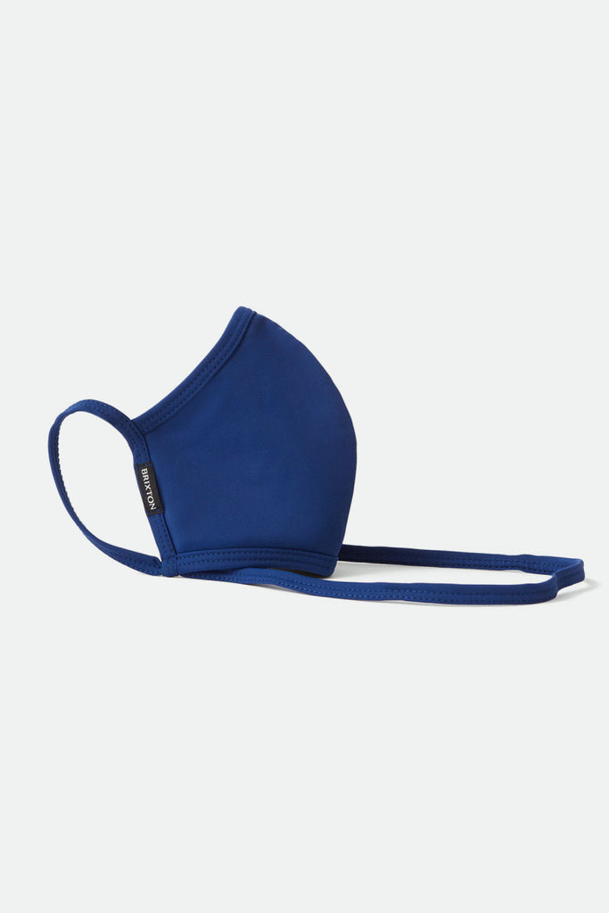 Unisex Everything Face Mask - Navy/Tan - Front Side