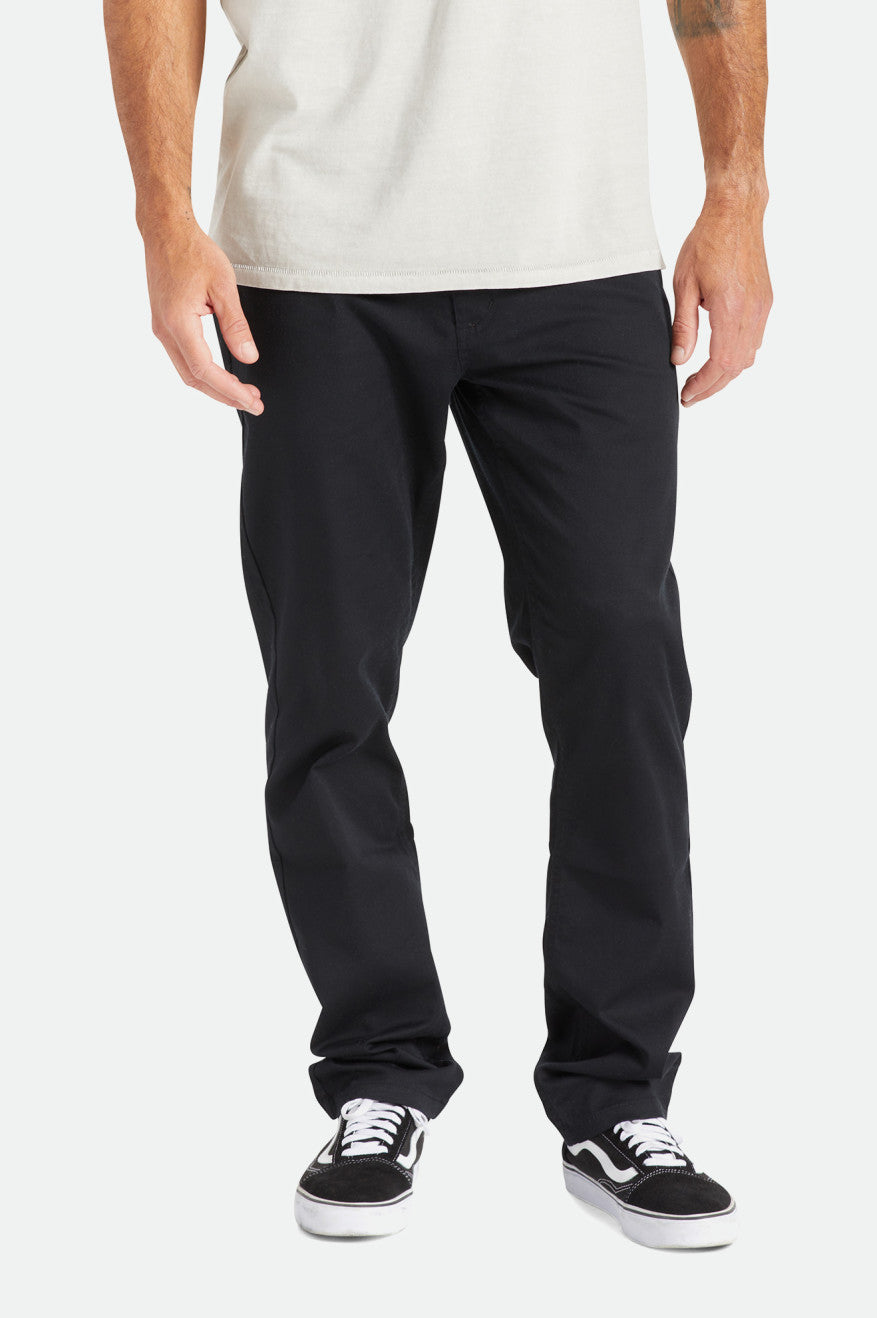 Men's Choice Chino Regular Pants - Black – Brixton Canada
