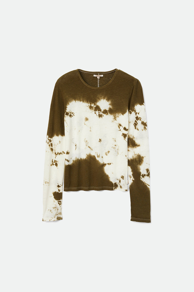 Women's Montauk L/S Tee - Military Olive - Front Side
