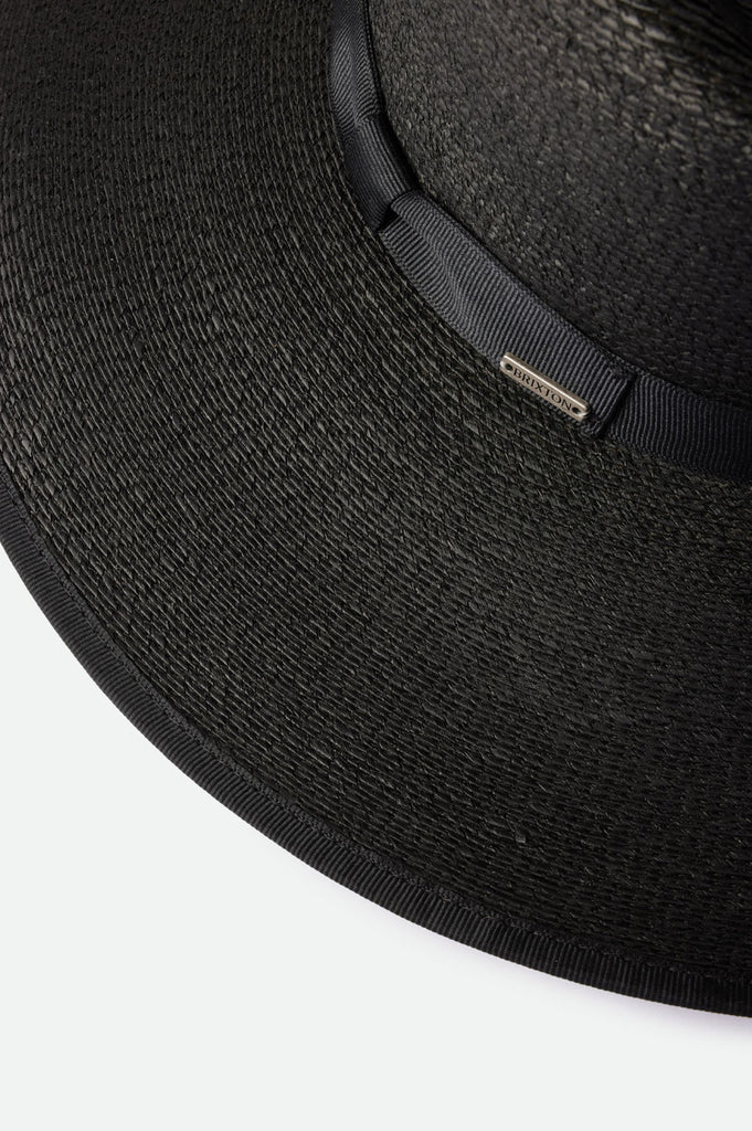 Brixton Jo Straw Rancher Hat - Black