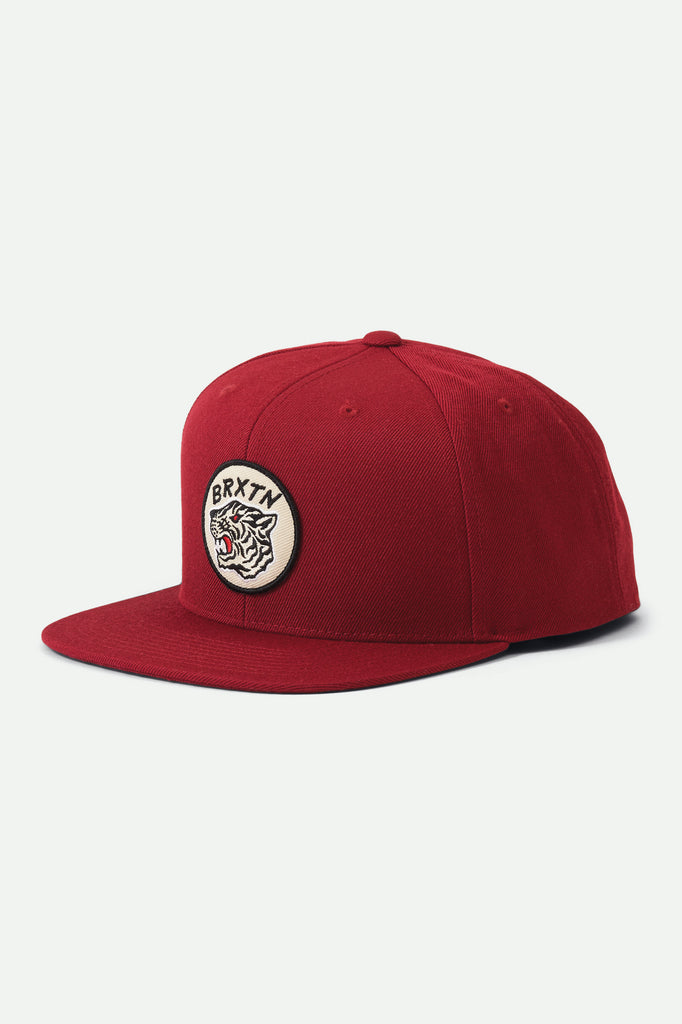 Brixton Kit MP Snapback - Dark Brick