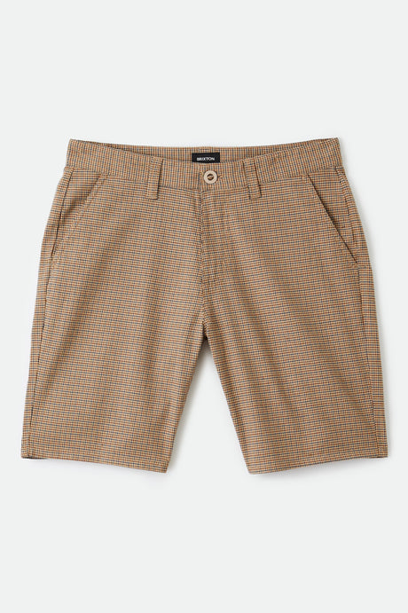 Choice Chino Short - Vanilla Houndstooth