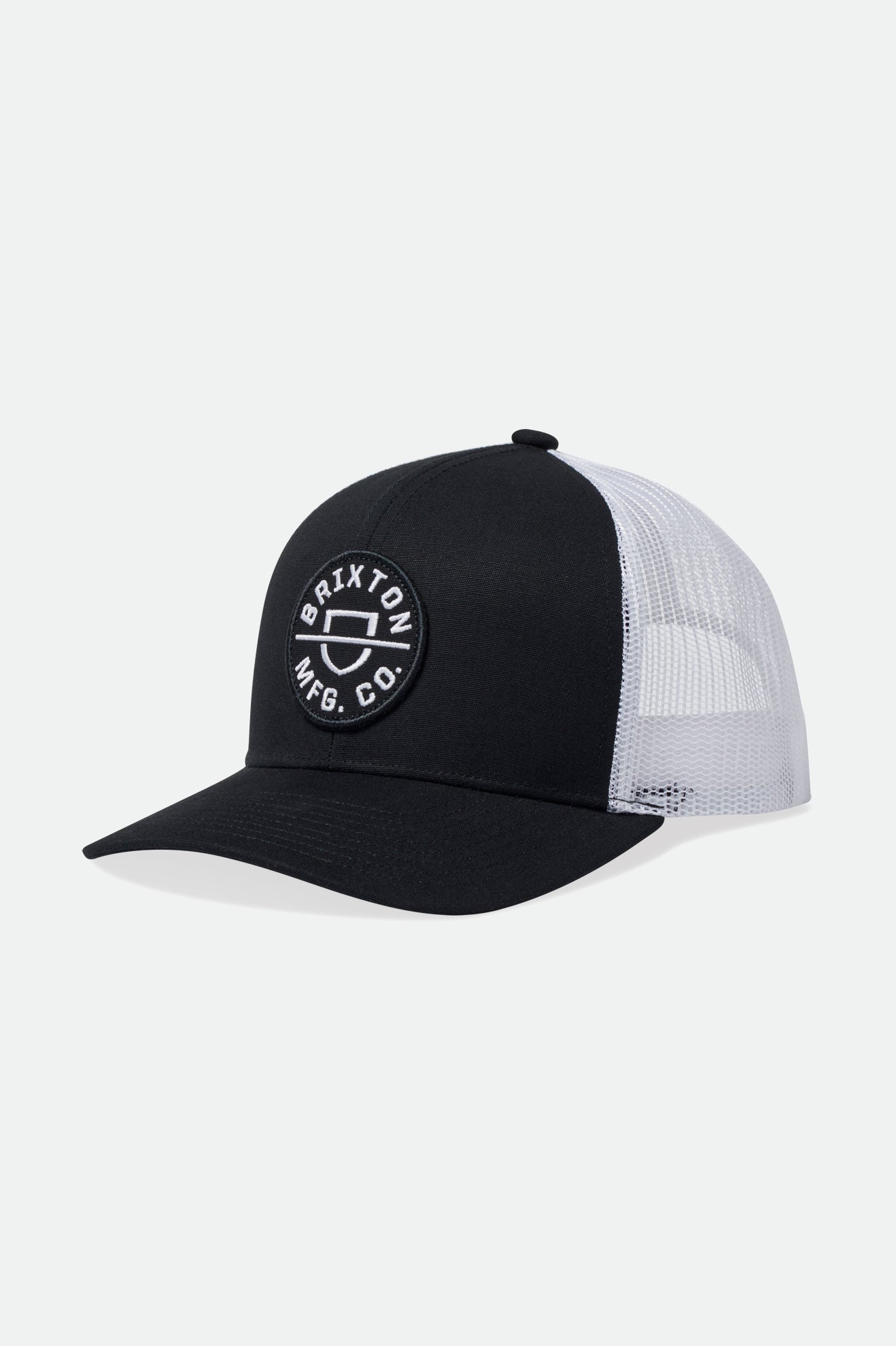 Point Bandana Trucker Hat Black/White –