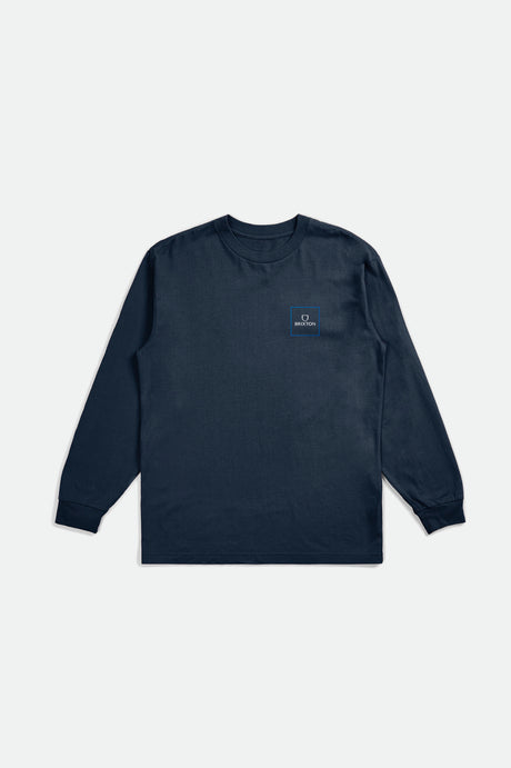 Alpha Square L/S Standard Tee - Moonlit Ocean