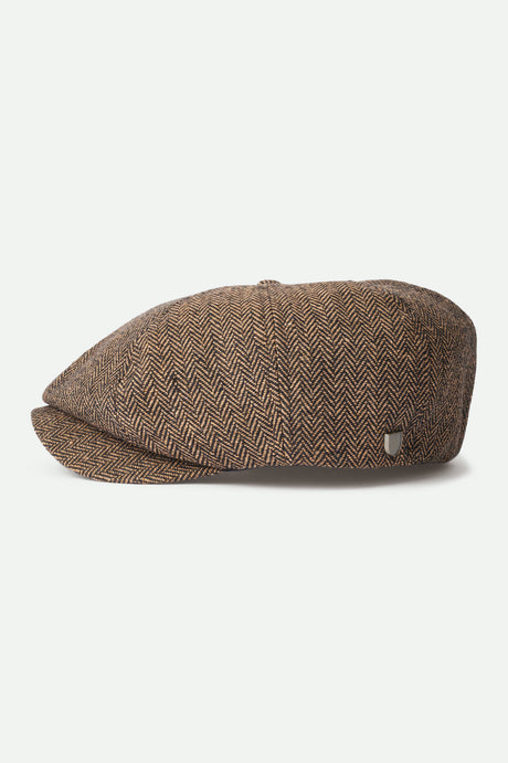 Unisex Brood Snap Cap - Brown/Khaki - Back Side