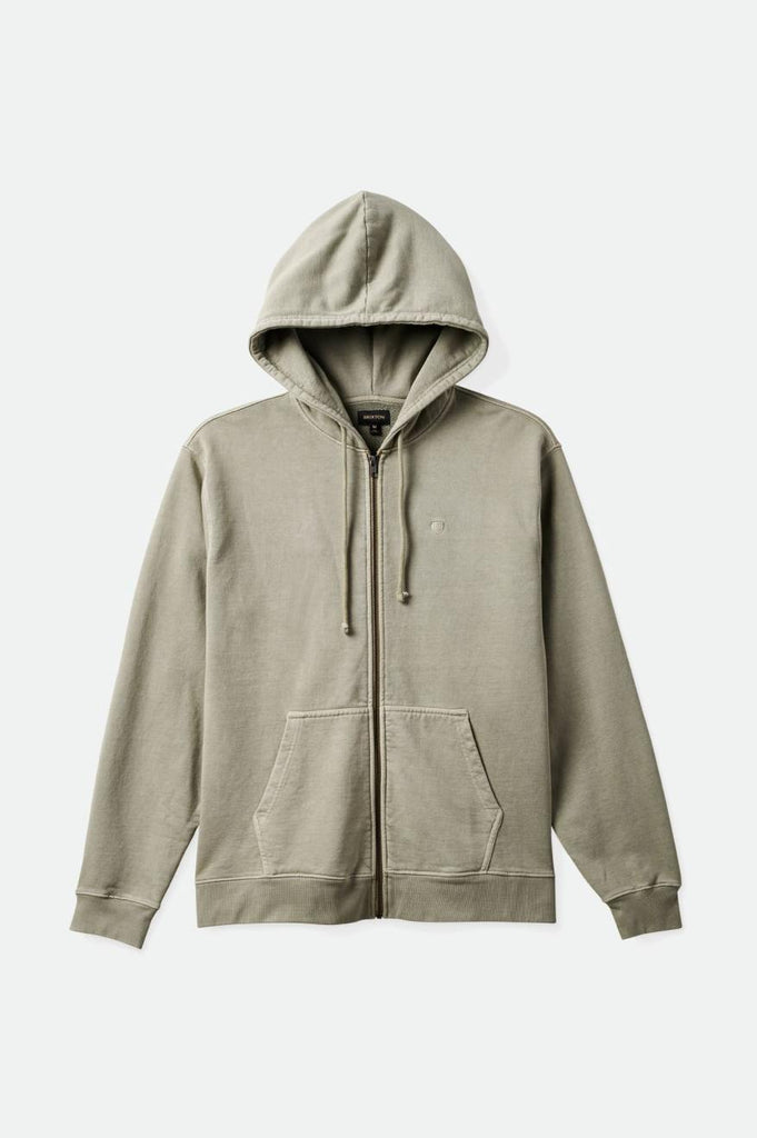 Brixton Vintage Reserve Full Zip - Olive Surplus Vintage Wash